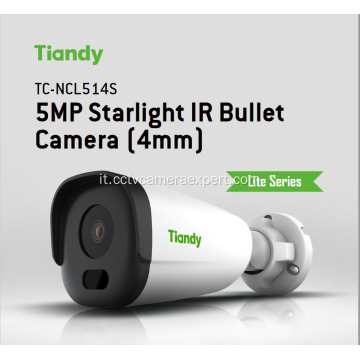 Telecamera Bullet IR 5MP Tiandy TC-NCL514S Starlight